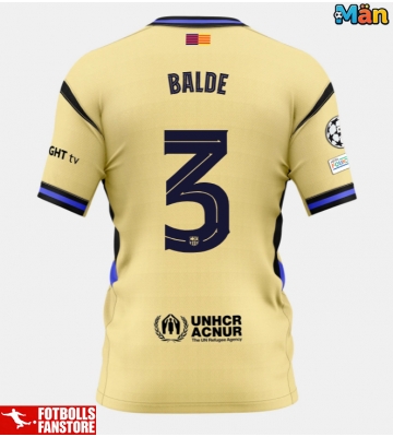 Barcelona Alejandro Balde #3 Bortatröja 2025-26 Kortärmad
